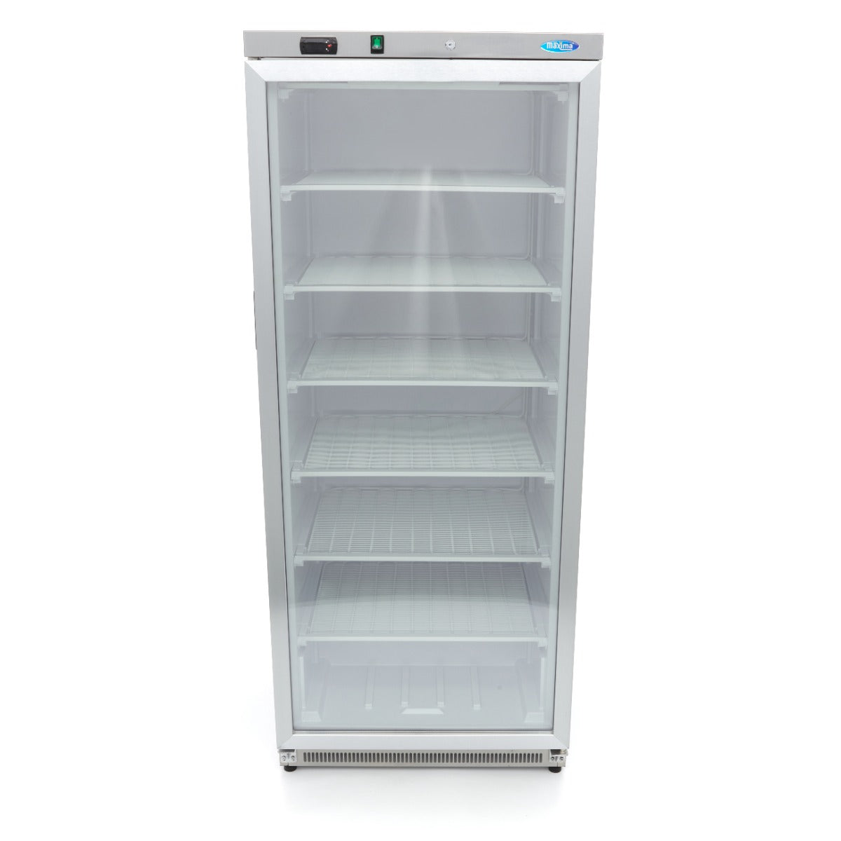 Freezer - 600L - Stainless Steel - with Glass Door