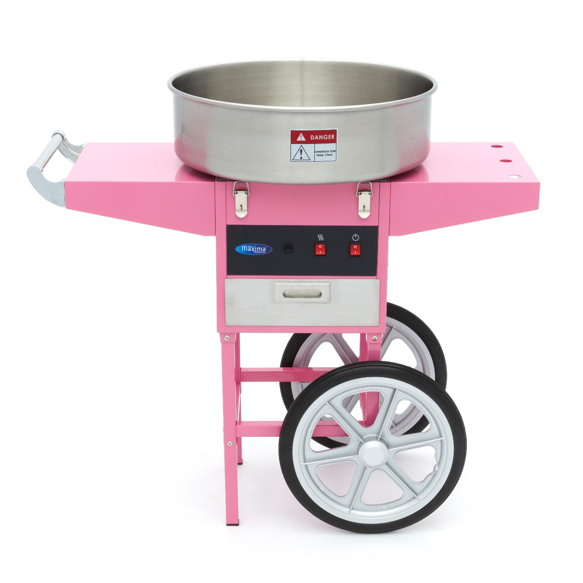 Candy Floss Machine Ø 52cm Pink with Cart
