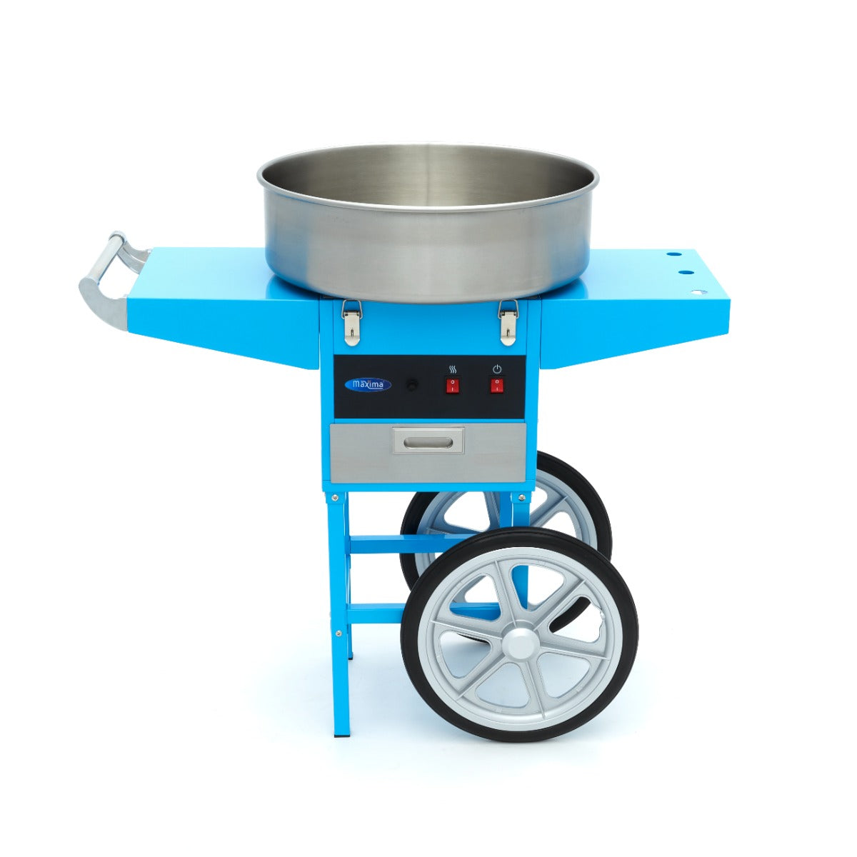 Candy Floss Machine Ø 52cm Blue with Cart