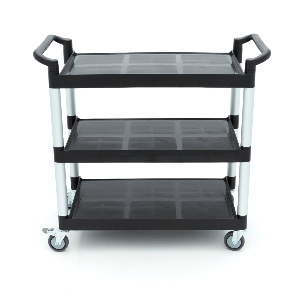 Serving Trolley 3 Plastic Shelves 103 x 50,5cm