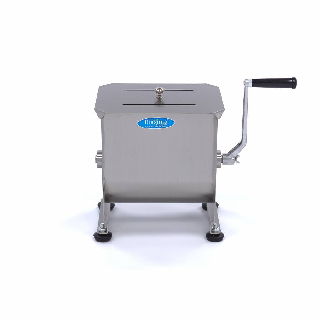 Meat Mixer - 10L - 7,5kg Meat - Single Axle - Manual