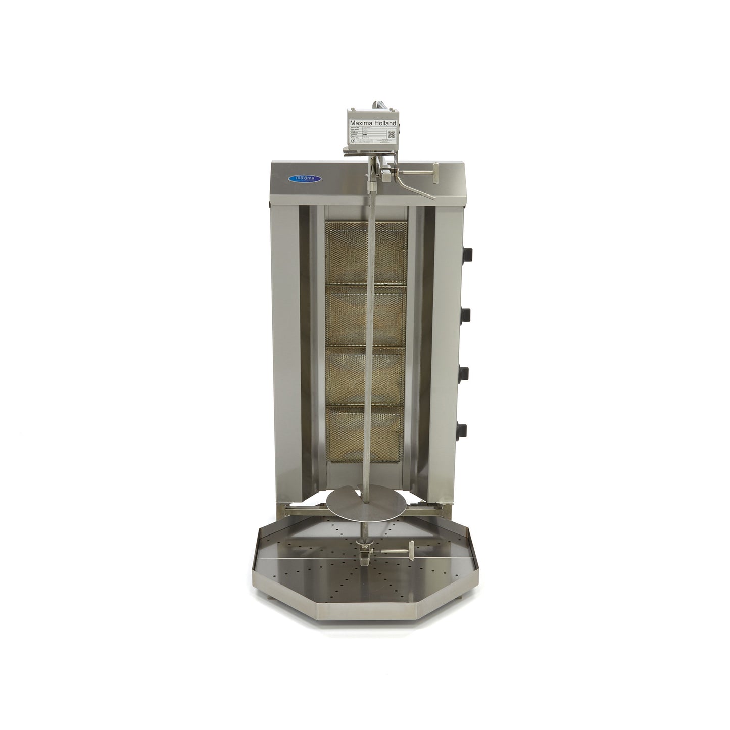 Kebab Grill - 4 Burners - 50kg Meat - Gas