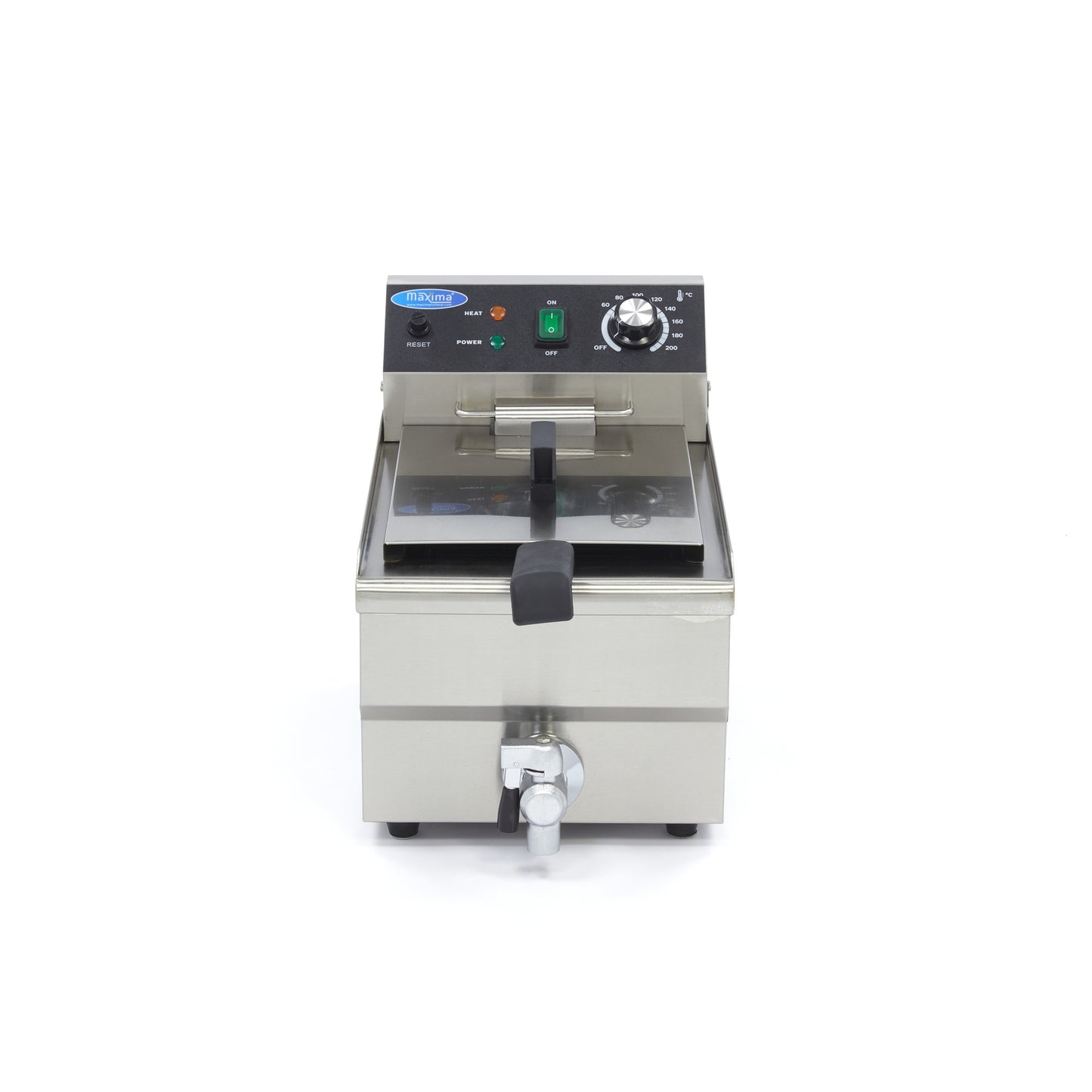 Deep Fryer - 10L - 1 Basket - with Drain Tap