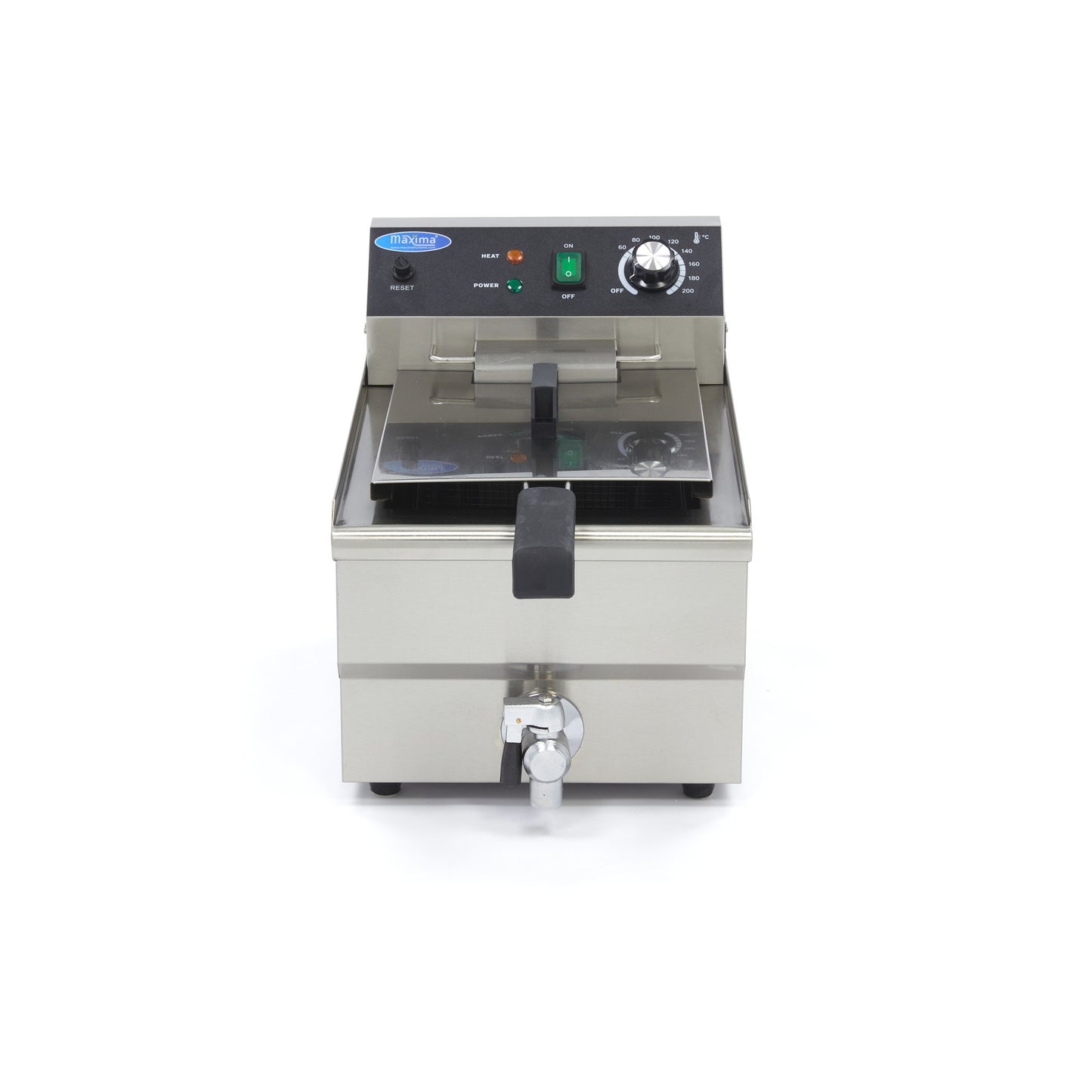 Deep Fryer - 13L - 1 Basket - with Drain Tap