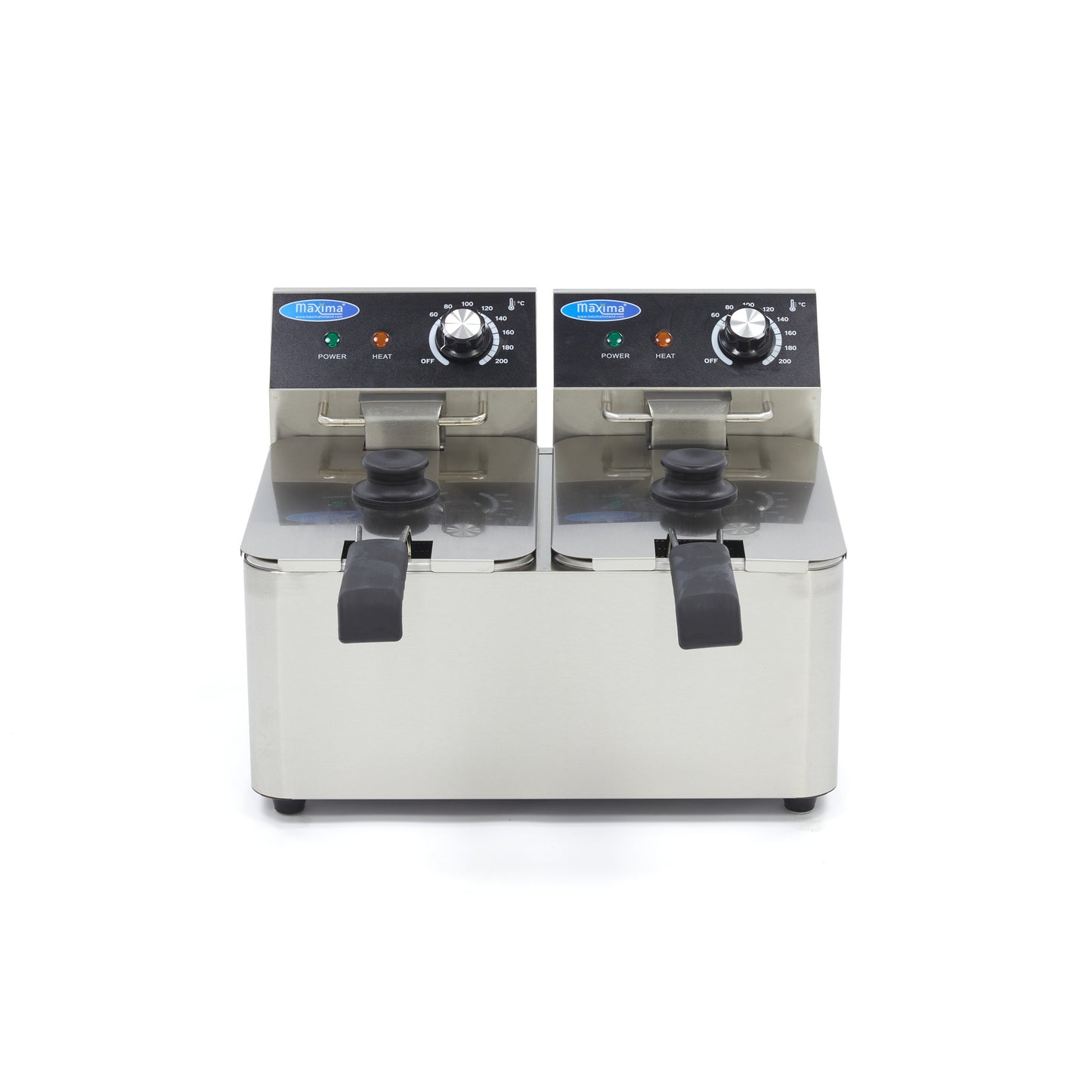 Deep Fryer - 2 x 4L - 2 Baskets - up to 1,5kg of Fries