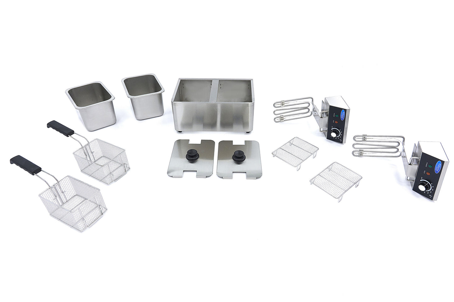 Deep Fryer - 2 x 4L - 2 Baskets - up to 1,5kg of Fries