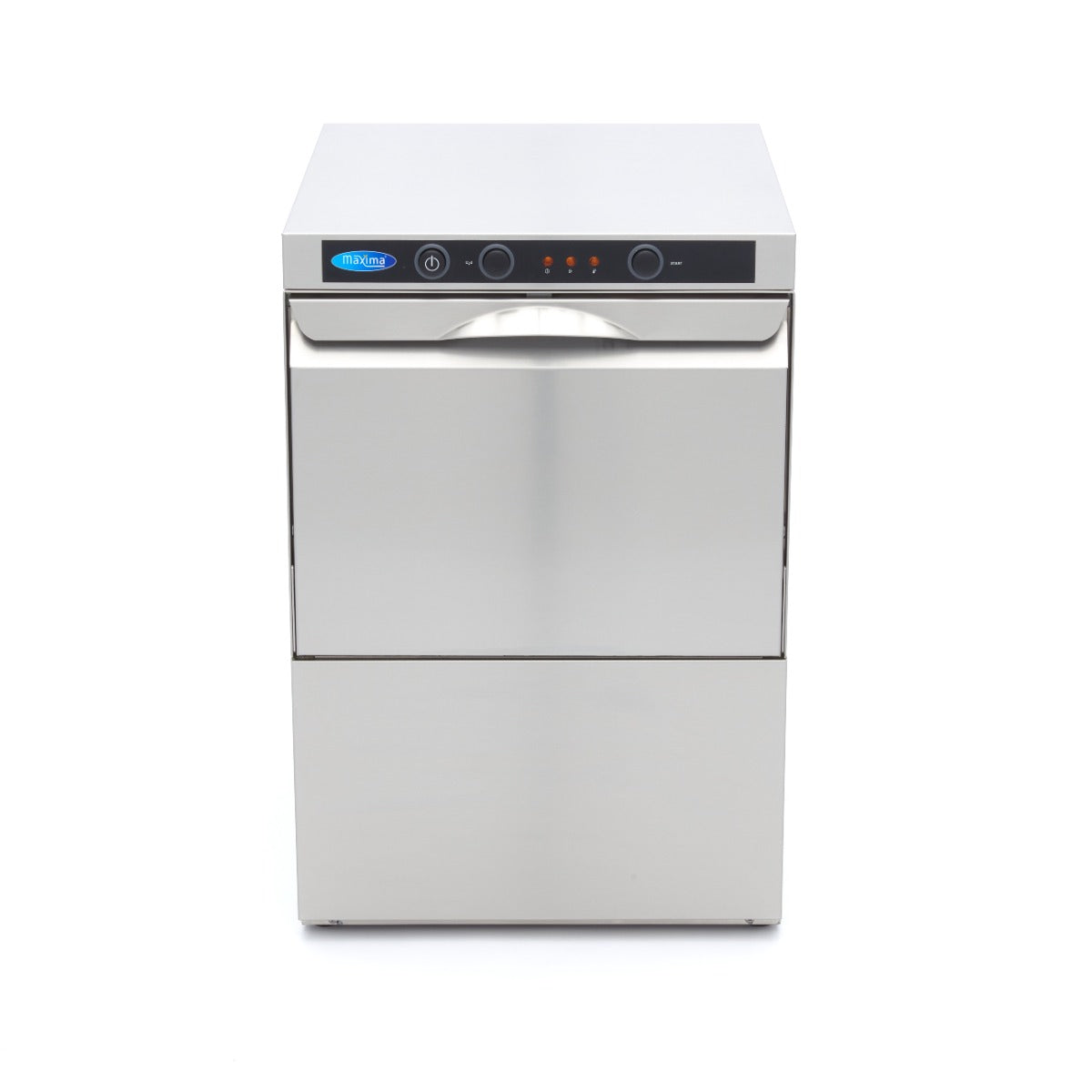 Glass Washer - 35 x 35cm - with Drain, Rinse Aid and Soap Pump