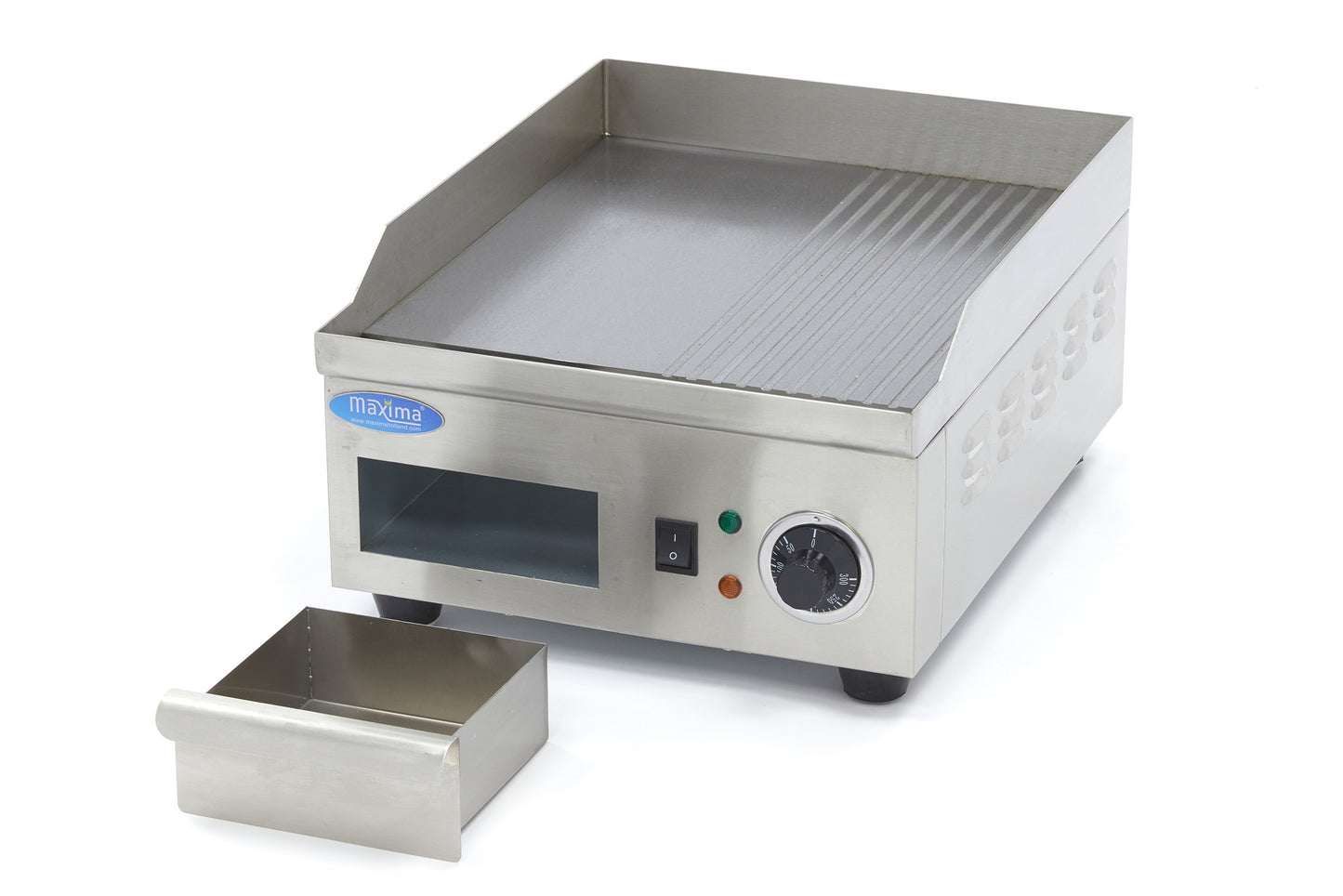 Griddle - Half Grooved - 36cm - incl Drip Tray