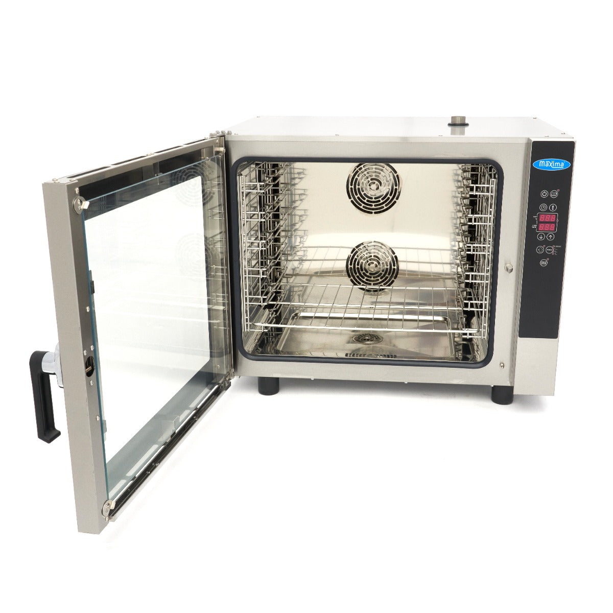 Combi Steam Oven - Fits 6 Trays (1/1 GN / 60 x 40cm) - Digital Display - 400V