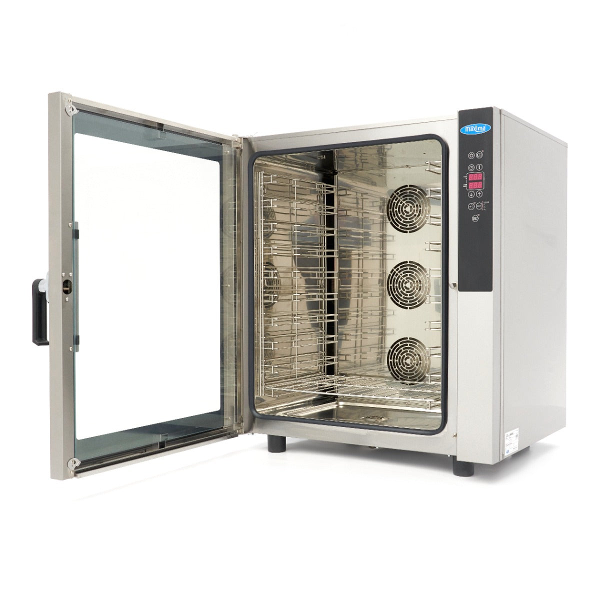Combi Steam Oven - Fits 10 Trays (1/1 GN / 60 x 40cm) - Digital Display - 400V