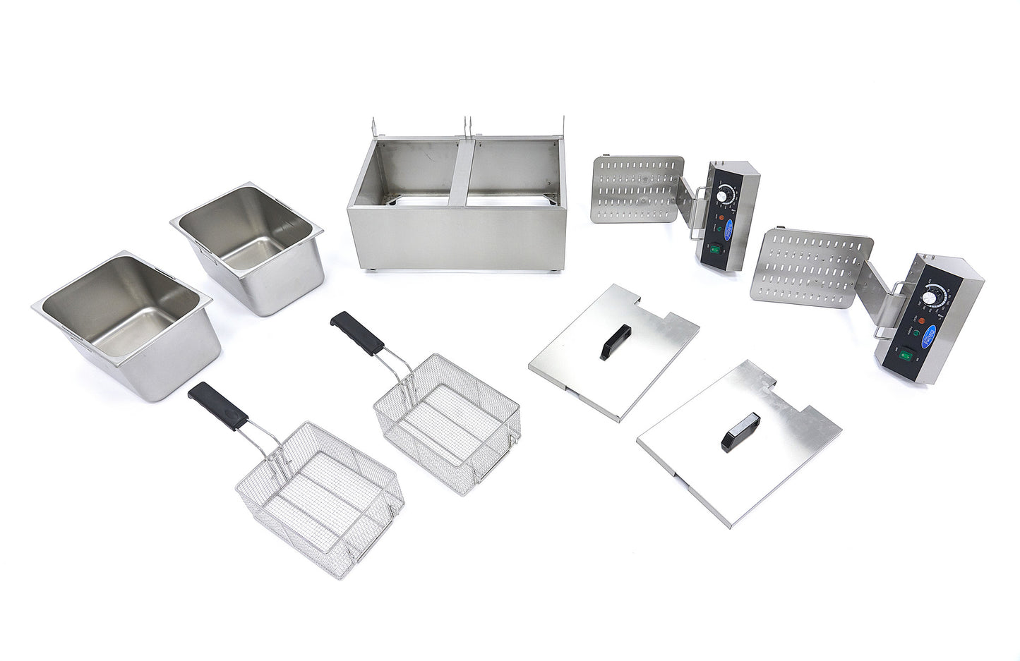 Deep Fryer - 2 x 11L - 2 Baskets - up to 2,8kg of Fries