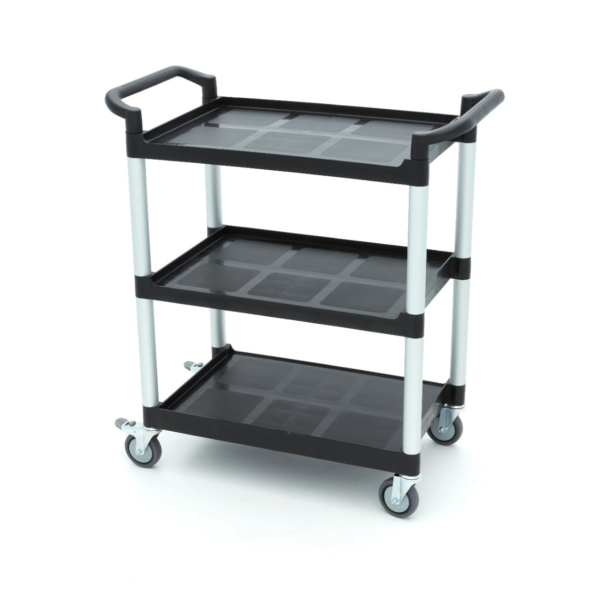 Serving Trolley 3 Plastic Shelves 86,5 x 42,5cm