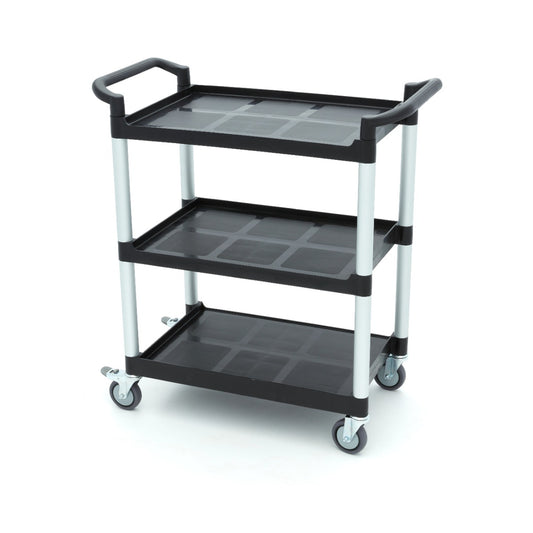 Serving Trolley 3 Plastic Shelves 86,5 x 42,5cm