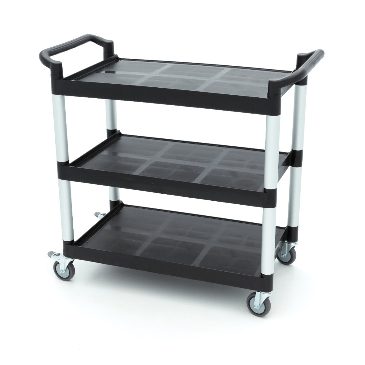 Serving Trolley 3 Plastic Shelves 103 x 50,5cm