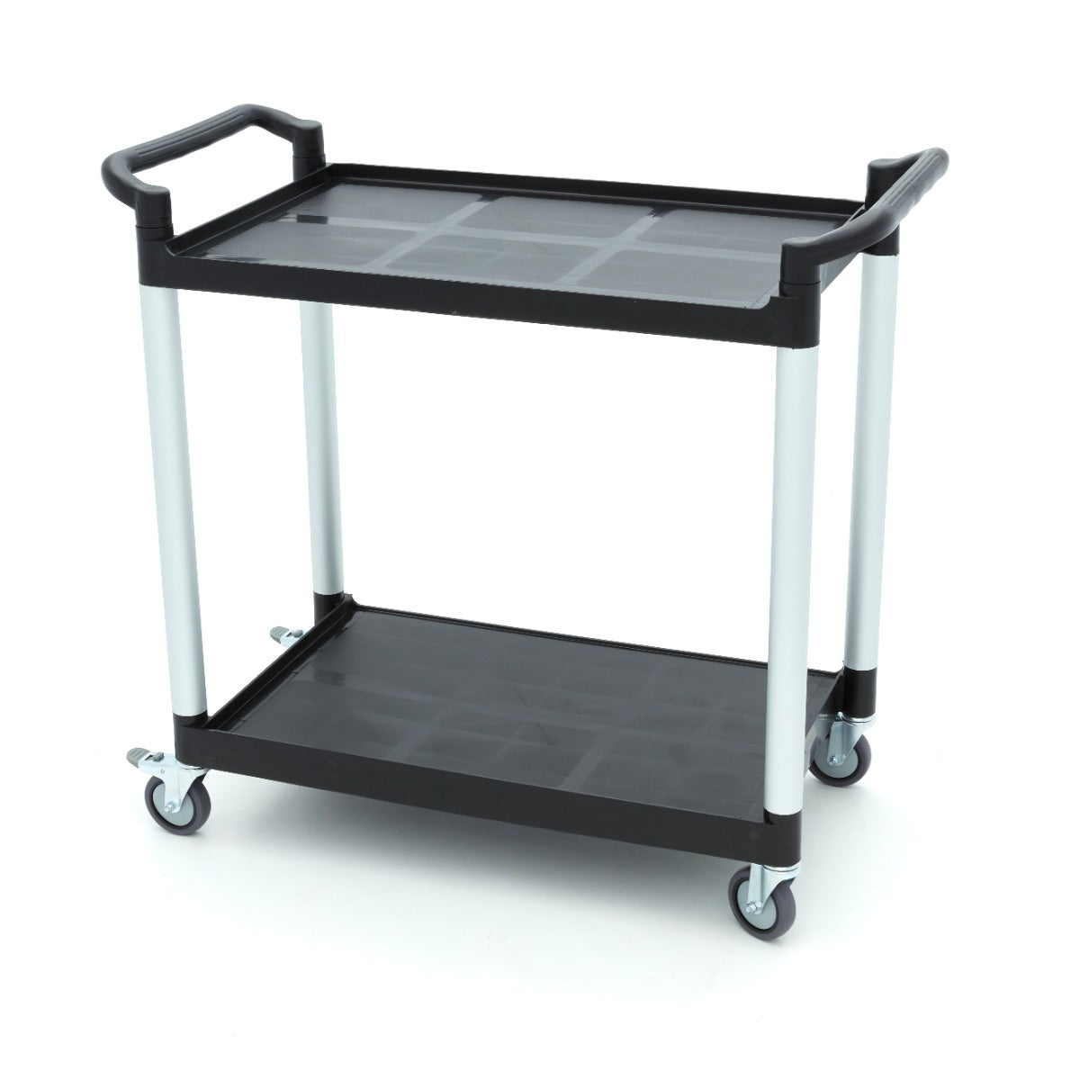 Serving Trolley 2 Plastic Shelves 103 x 50,5cm