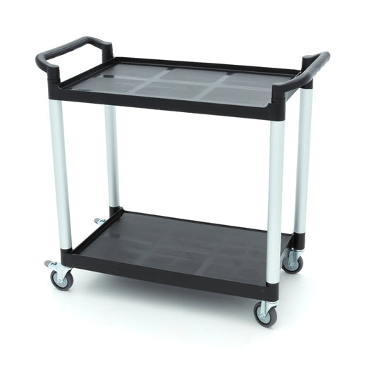 Serving Trolley 2 Plastic Shelves 103 x 50,5cm