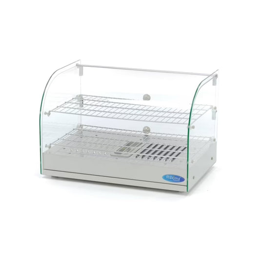 Maxima Heated Food Display - 45L - 55cm - 2 Shelves - SKU 09400775  All Stop Trading