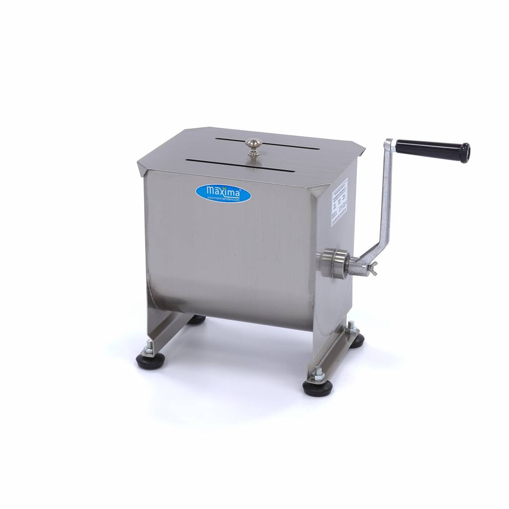Meat Mixer - 10L - 7,5kg Meat - Single Axle - Manual