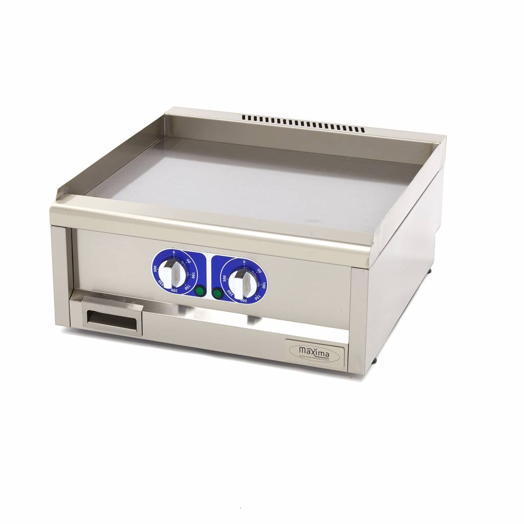 Commercial Grade Griddle - Smooth - Double Unit - 60cm Deep - Electric - 400V