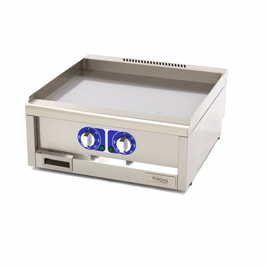 Commercial Grade Griddle - Smooth - Double Unit - 60cm Deep - Electric - 400V