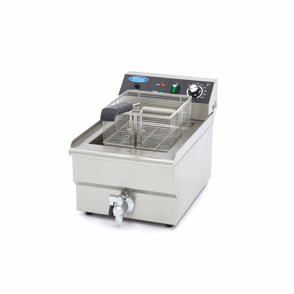 Deep Fryer - 16L - 1 Basket - with Drain Tap