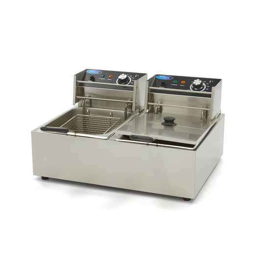 Deep Fryer - 2 x 6L - 2 Baskets - up to 2,4kg of Fries