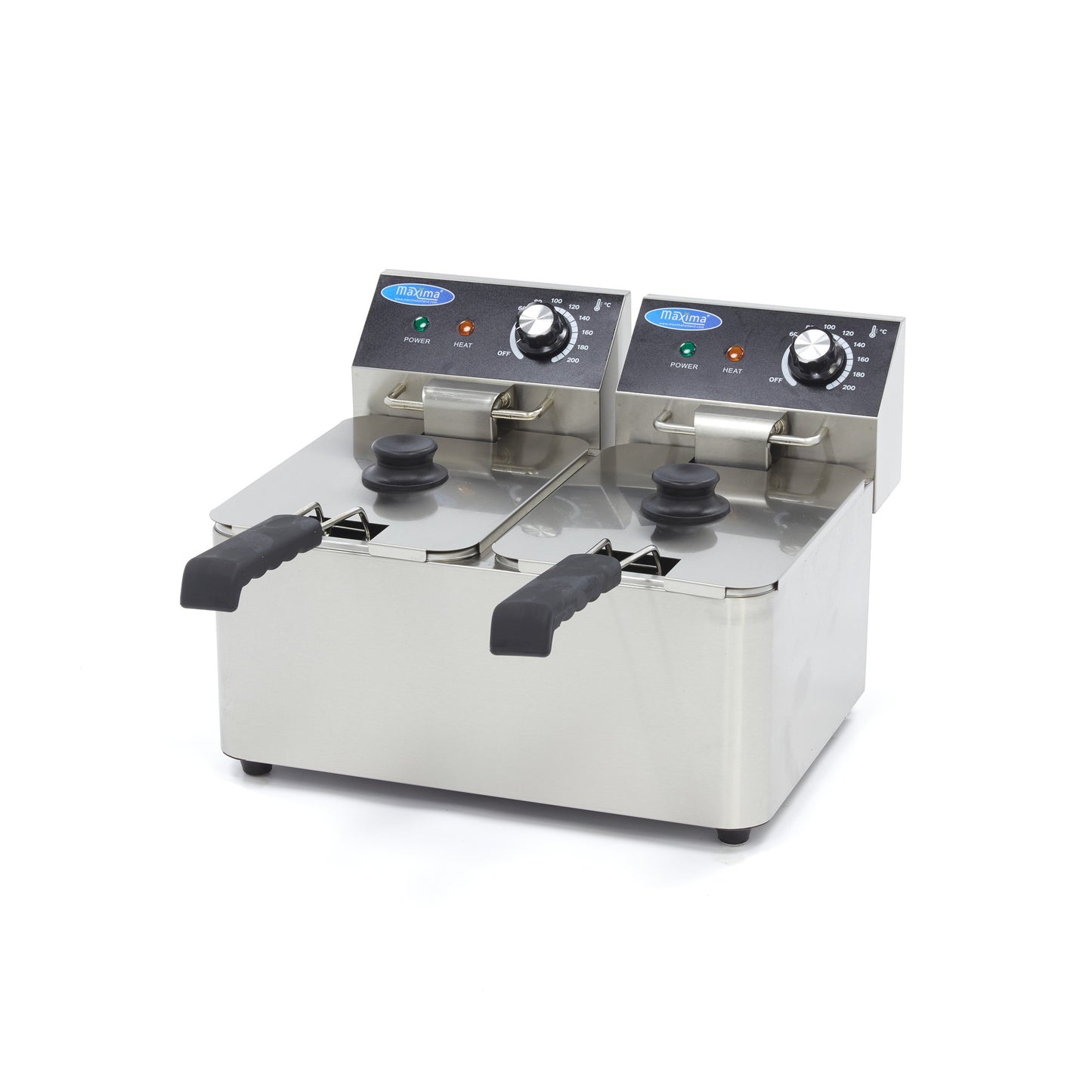 Deep Fryer - 2 x 4L - 2 Baskets - up to 1,5kg of Fries