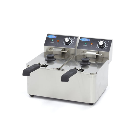 Deep Fryer - 2 x 4L - 2 Baskets - up to 1,5kg of Fries