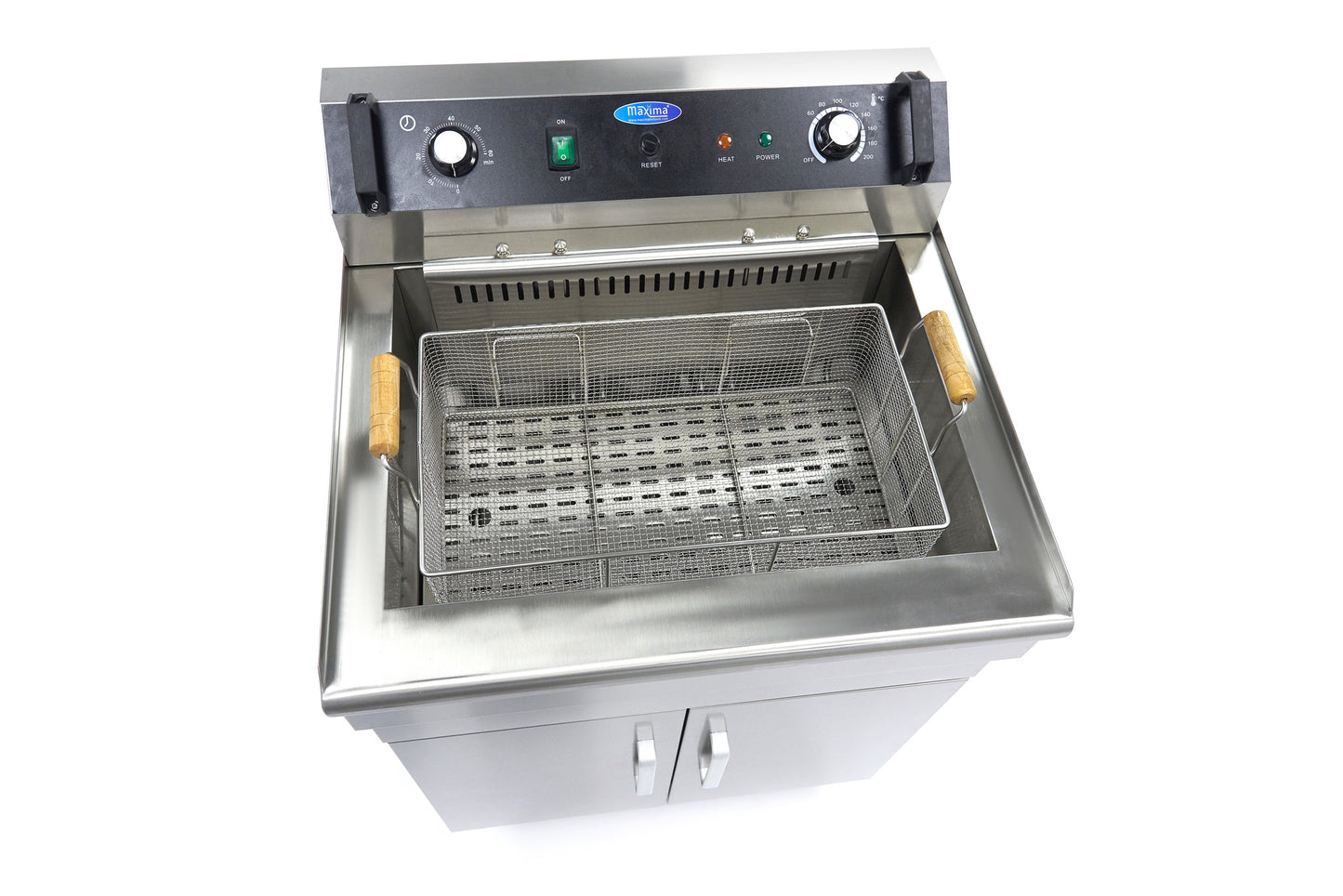 Deep Fryer - 35L - 1 Basket - with Drain Tap - 400V