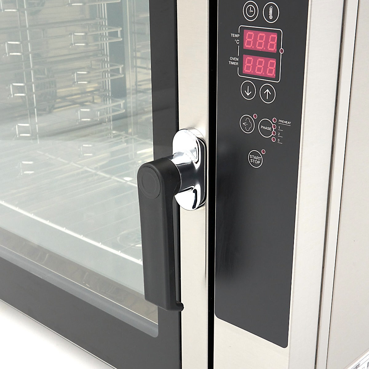 Combi Steam Oven - Fits 6 Trays (1/1 GN / 60 x 40cm) - Digital Display - 400V