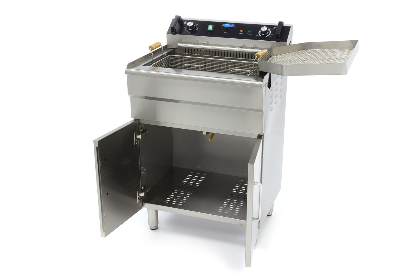 Deep Fryer - 35L - 1 Basket - with Drain Tap - 400V