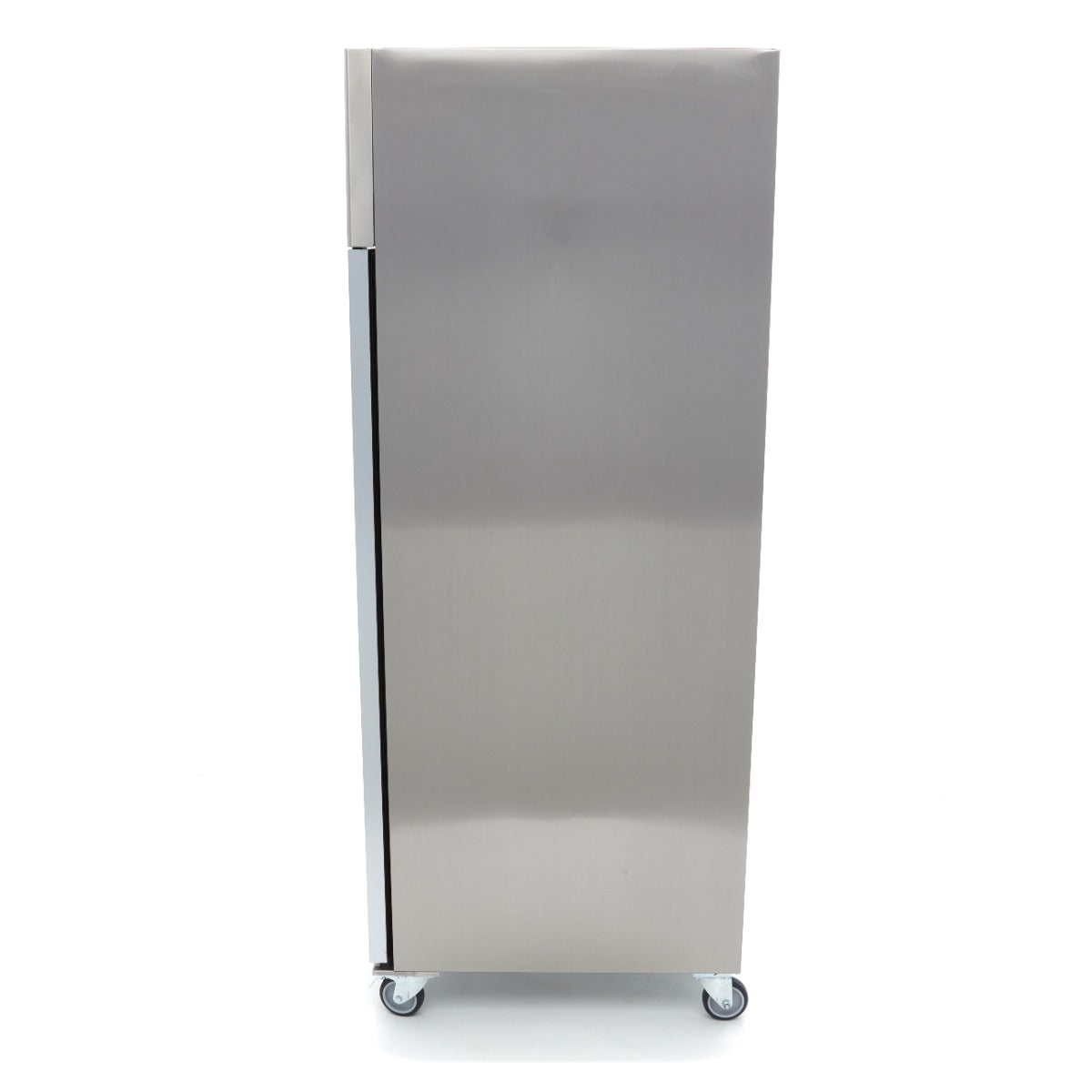 Fridge - 600L - 3 Adjustable Shelves (2/1GN) - Stainless Steel - with Glass Door