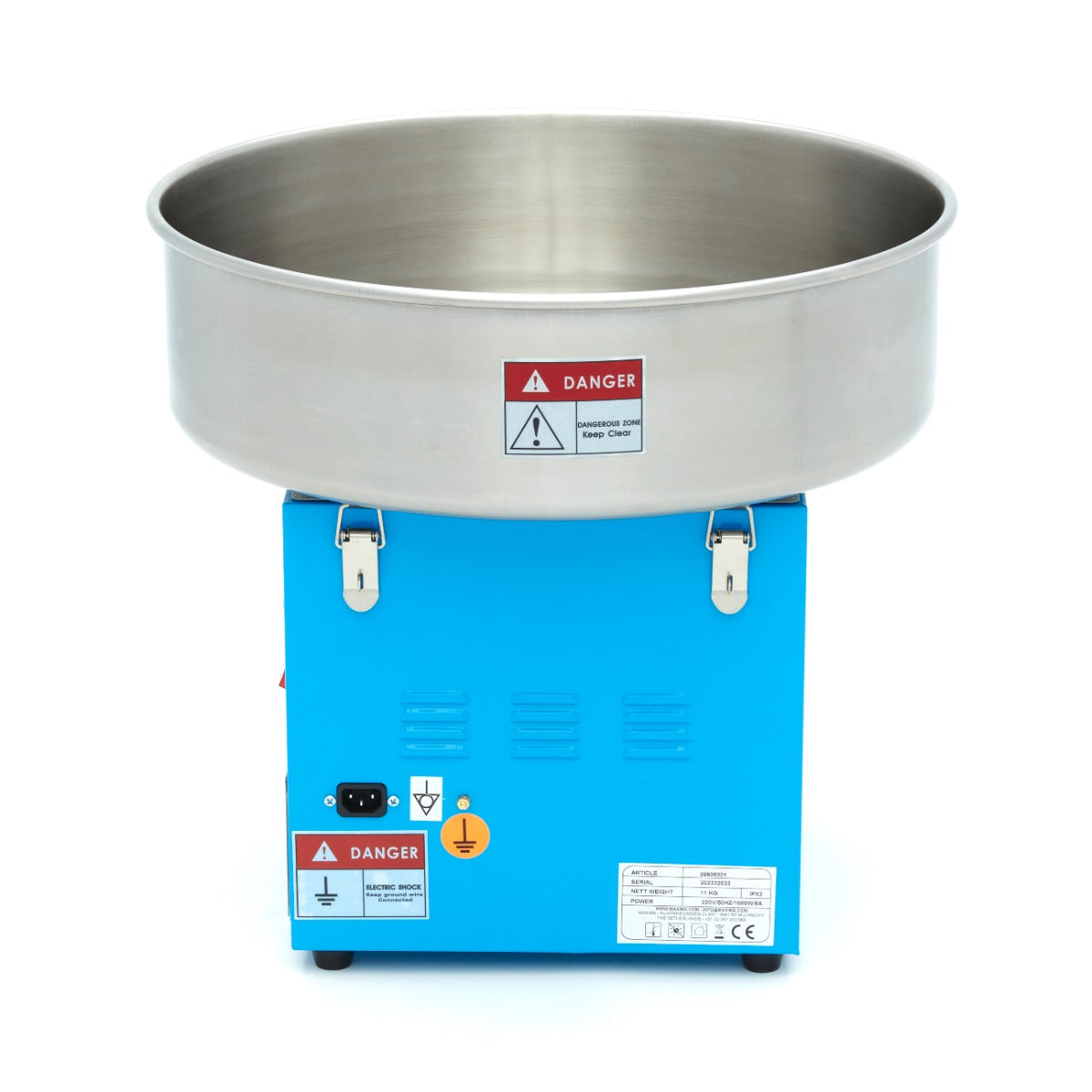 Candy Floss Machine Ø 52cm - Blue
