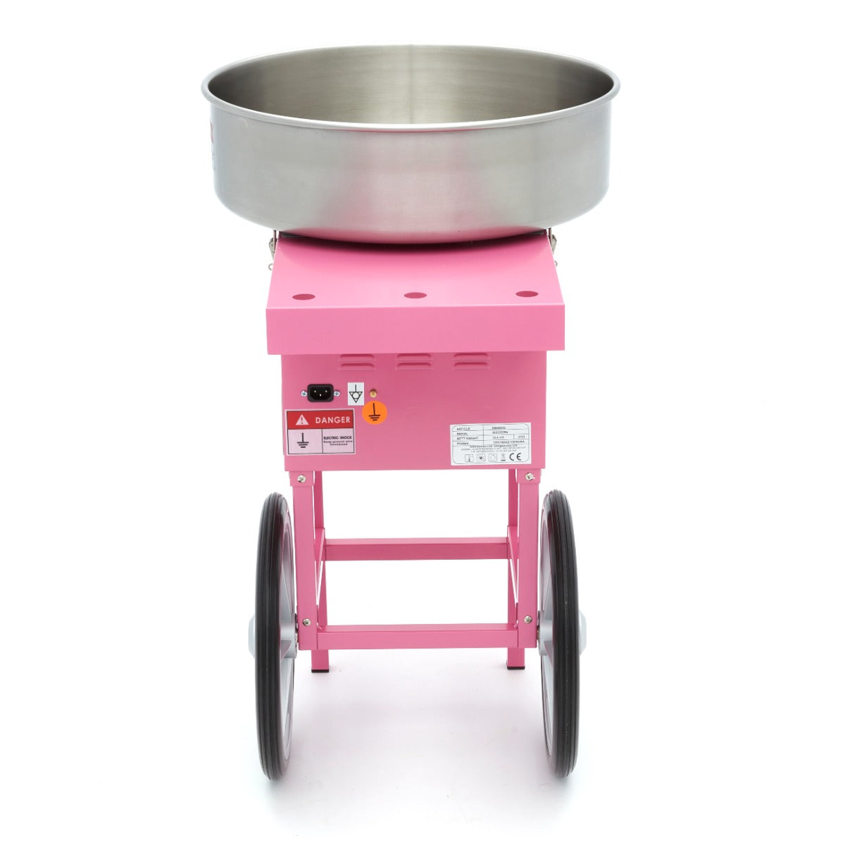 Candy Floss Machine Ø 52cm Pink with Cart