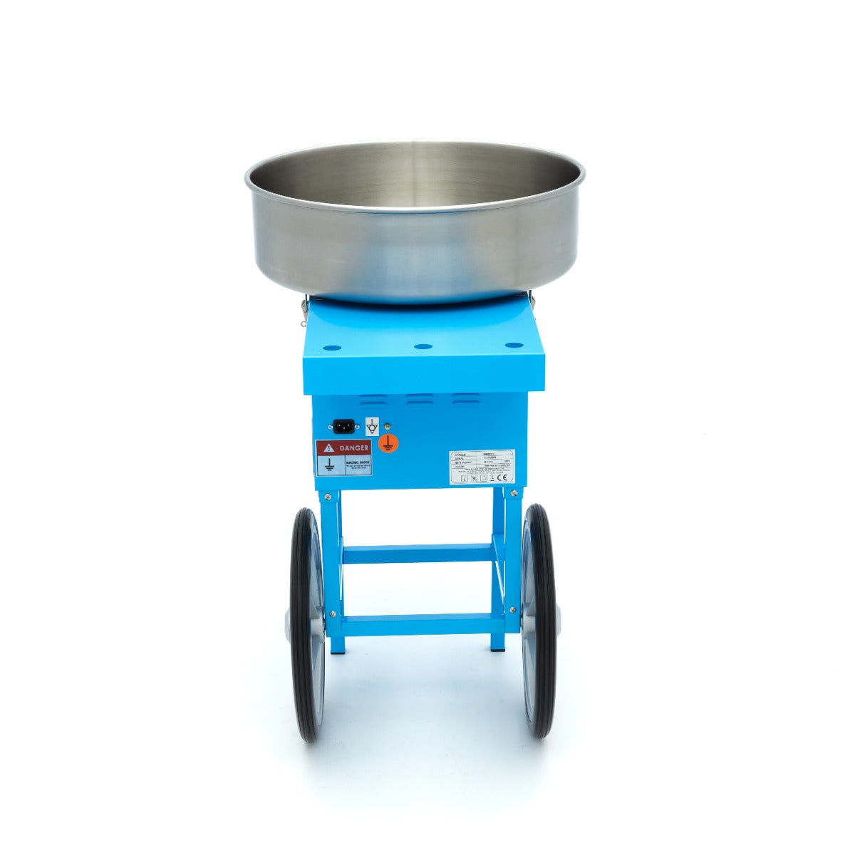 Candy Floss Machine Ø 52cm Blue with Cart