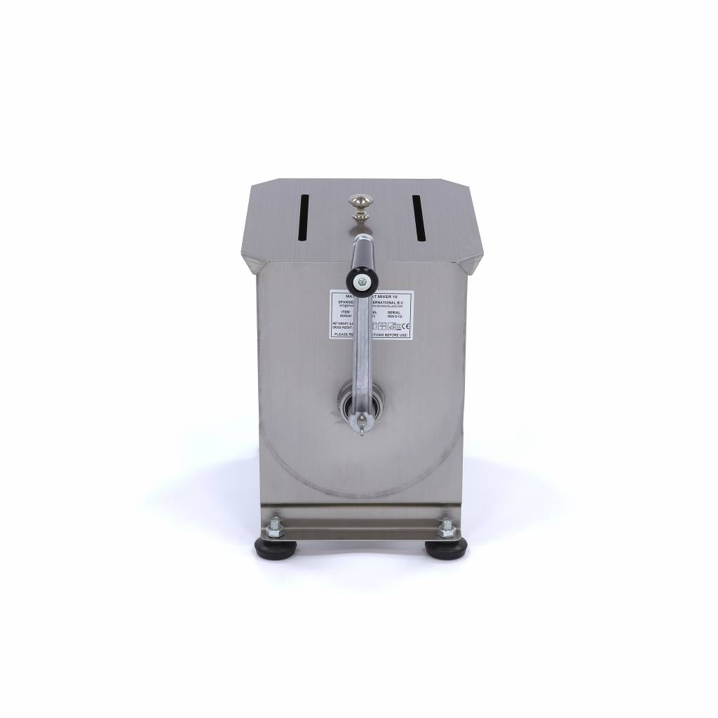 Meat Mixer - 10L - 7,5kg Meat - Single Axle - Manual