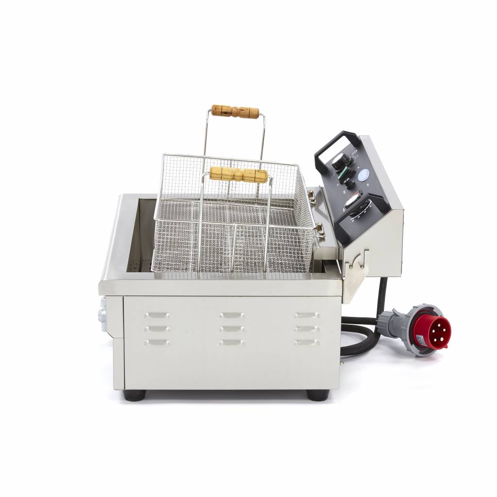 Deep Fryer - 20L - 1 Basket - with Drain Tap