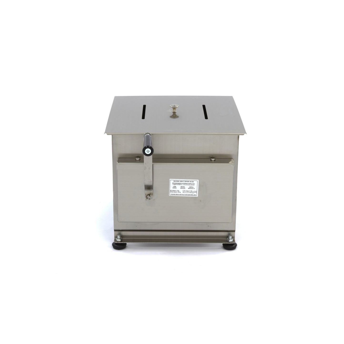 Meat Mixer - 30L - 25kg Meat - Double Axle - Manual