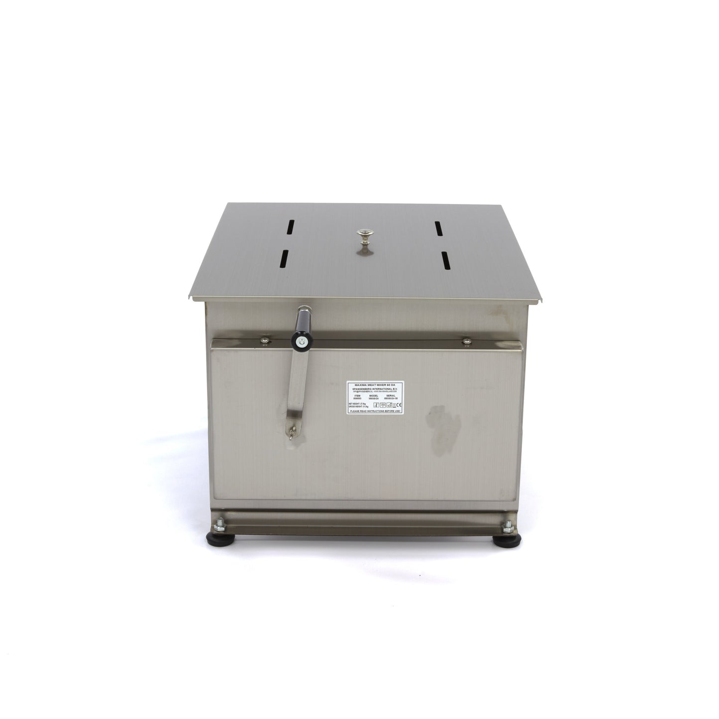 Meat Mixer - 60L - 55kg Meat - Double Axle - Manual