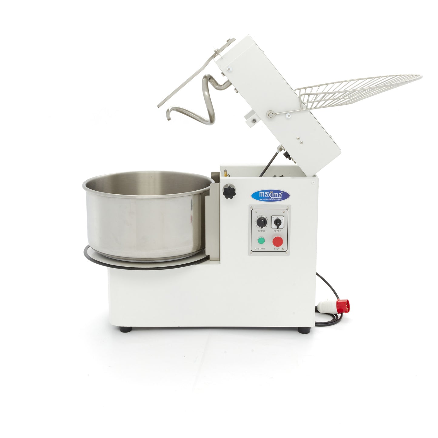 Dough Mixer - 50L - 30kg Dough - 2 Speeds - Removable Bowl - 400V