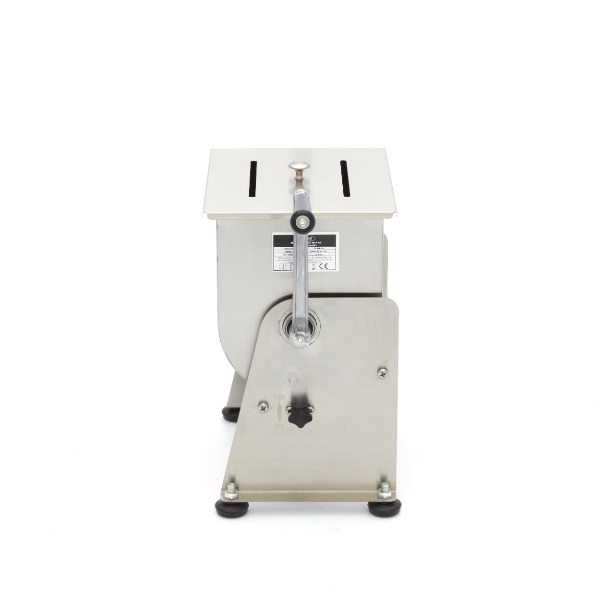 Meat Mixer - 10L - 7,5kg Meat - Tilting Bowl - Manual