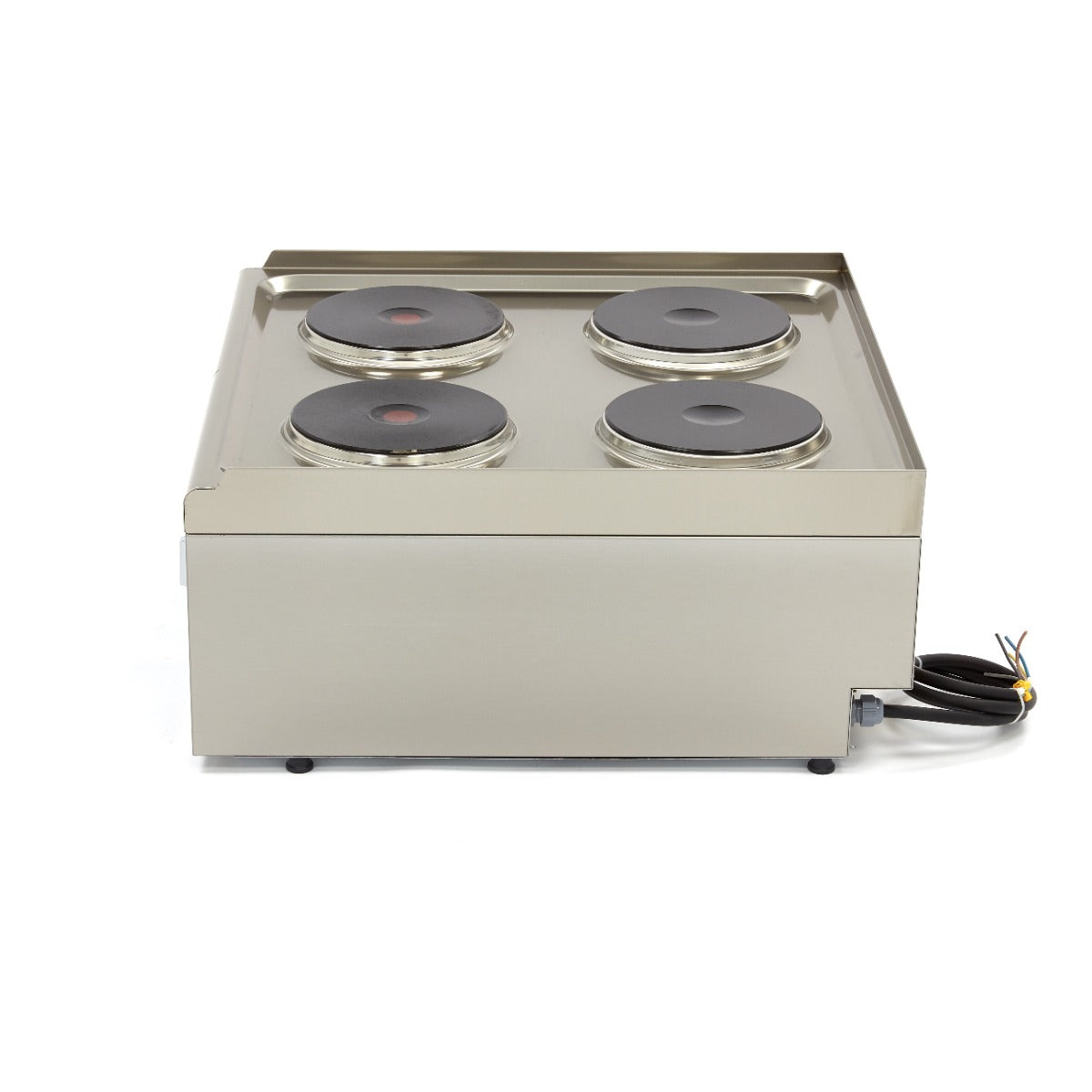Commercial Grade Cooker - 4 Burners - Double Unit - 60cm Deep - 400V