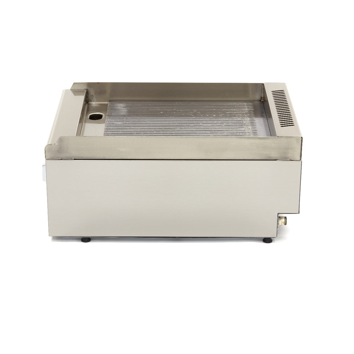 Commercial Grade Griddle - Grooved - Single Unit - 60cm Deep - Gas