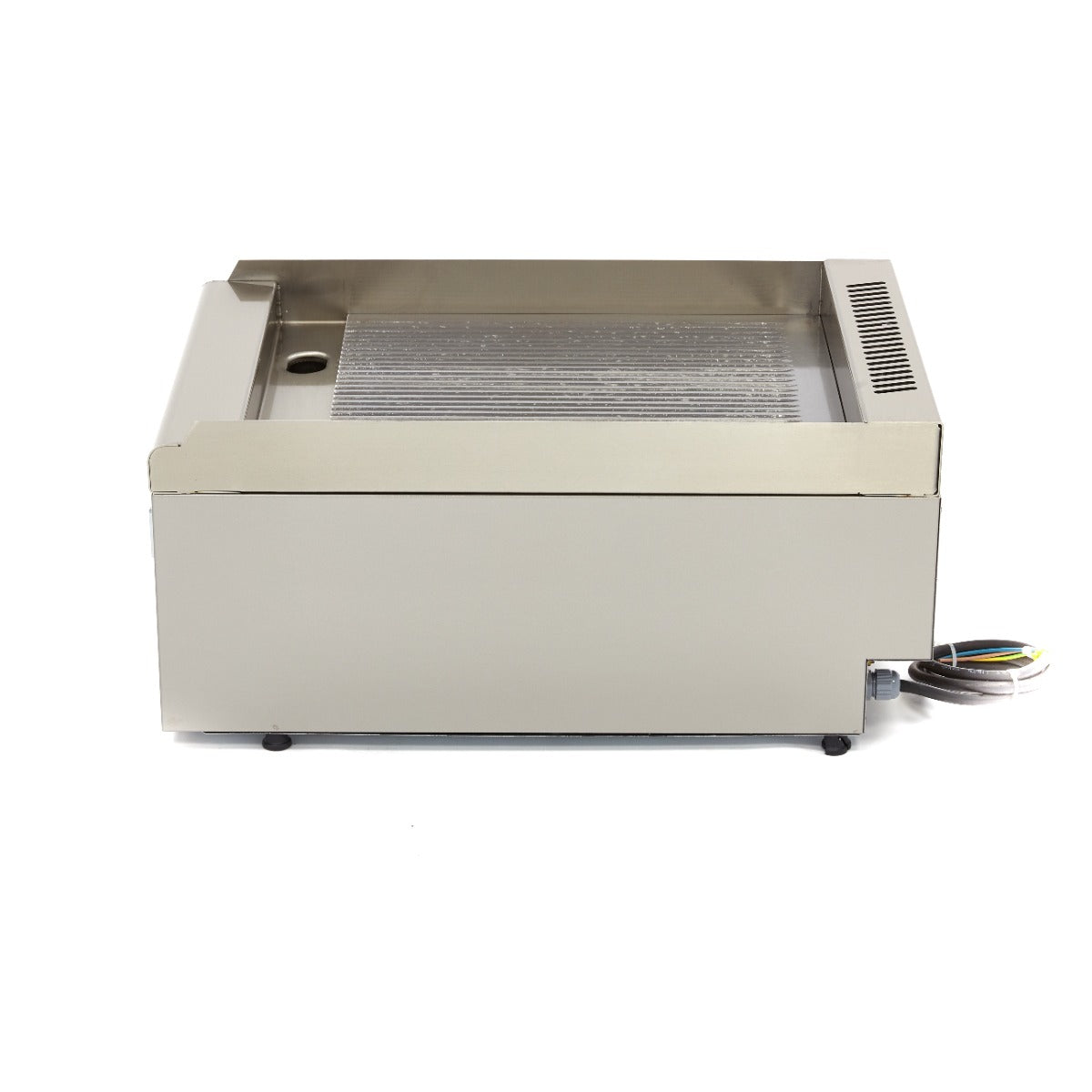 Commercial Grade Griddle - Grooved - Single Unit - 60cm Deep - Electric - 400V