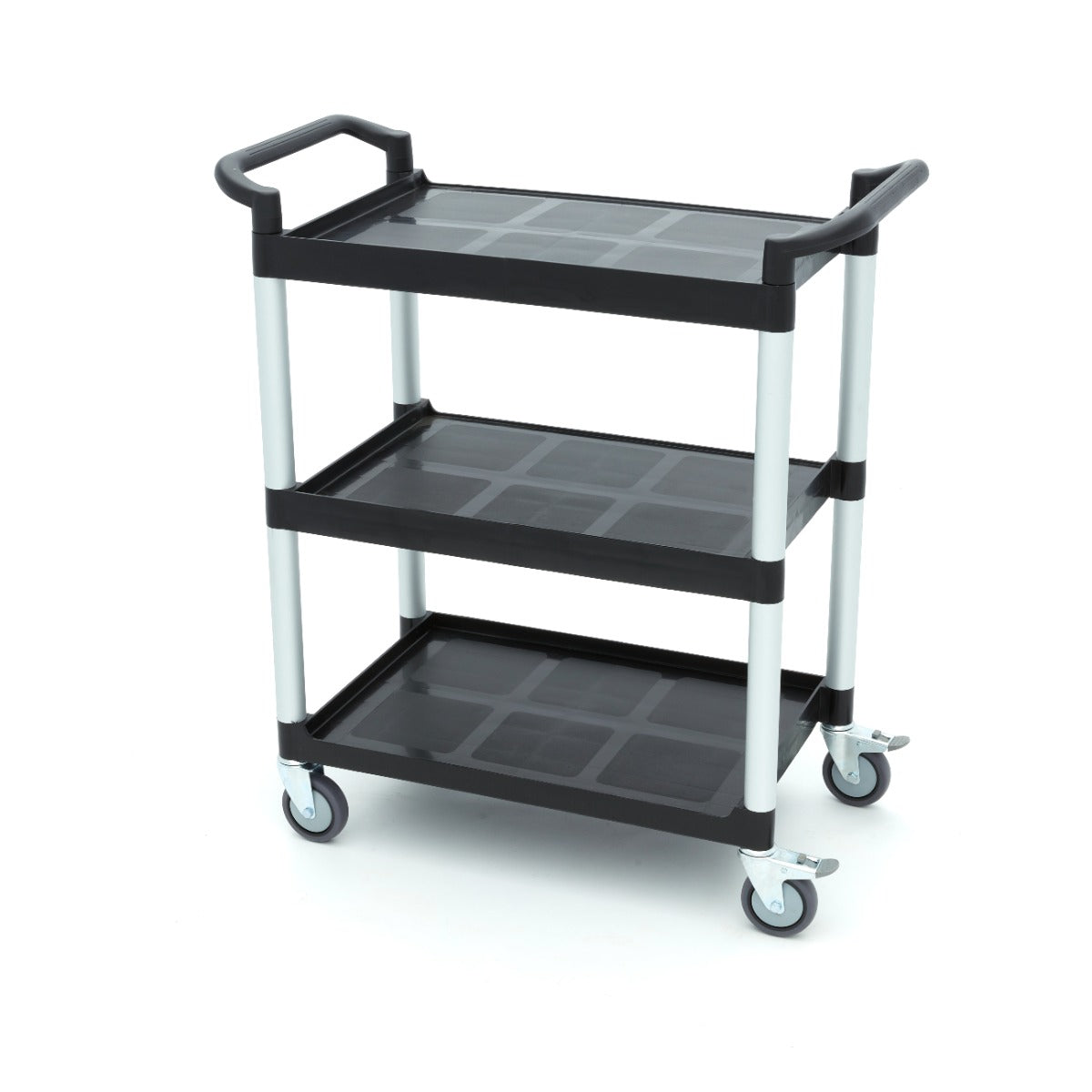 Serving Trolley 3 Plastic Shelves 86,5 x 42,5cm