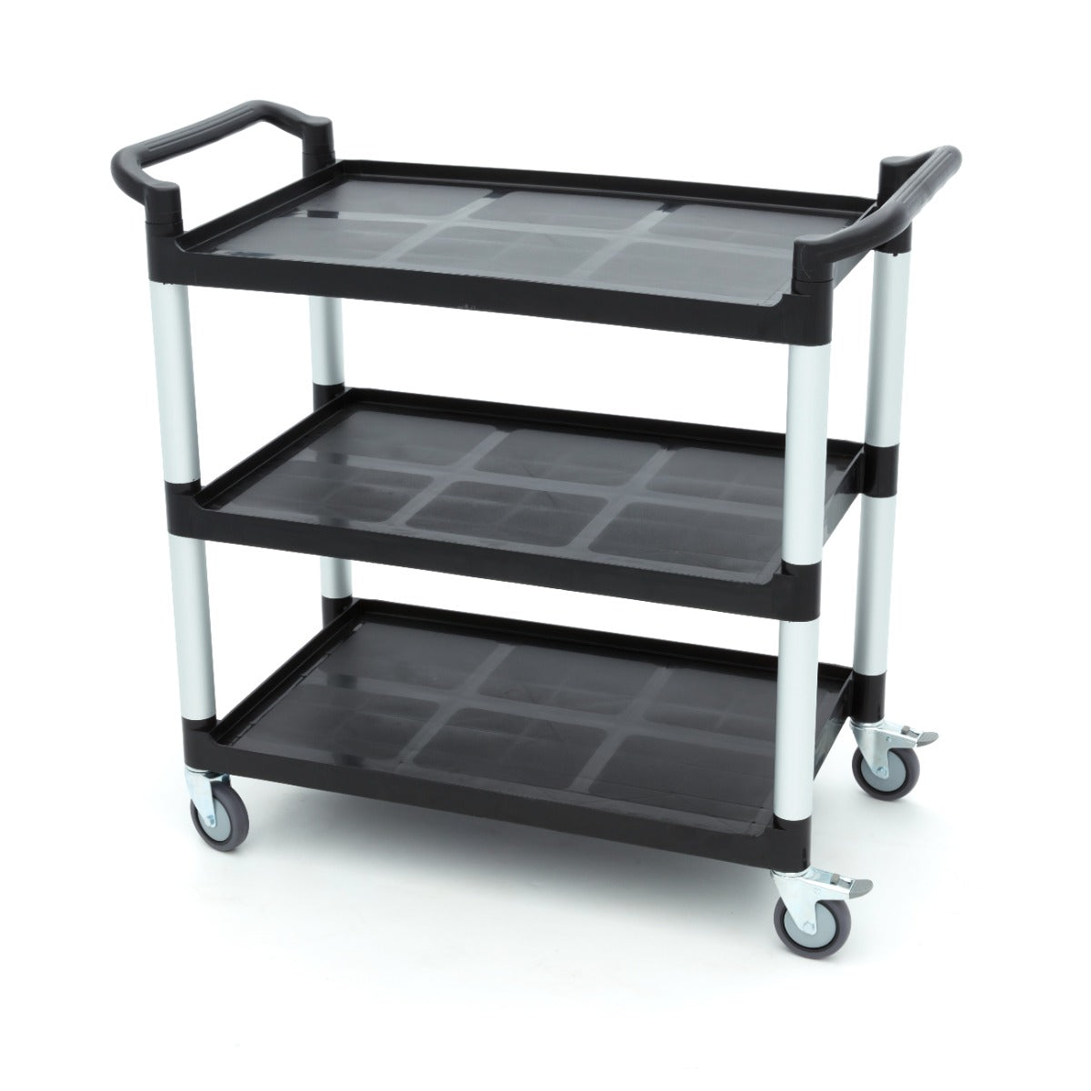 Serving Trolley 3 Plastic Shelves 103 x 50,5cm