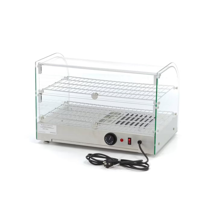 Maxima Heated Food Display - 45L - 55cm - 2 Shelves - SKU 09400775  All Stop Trading