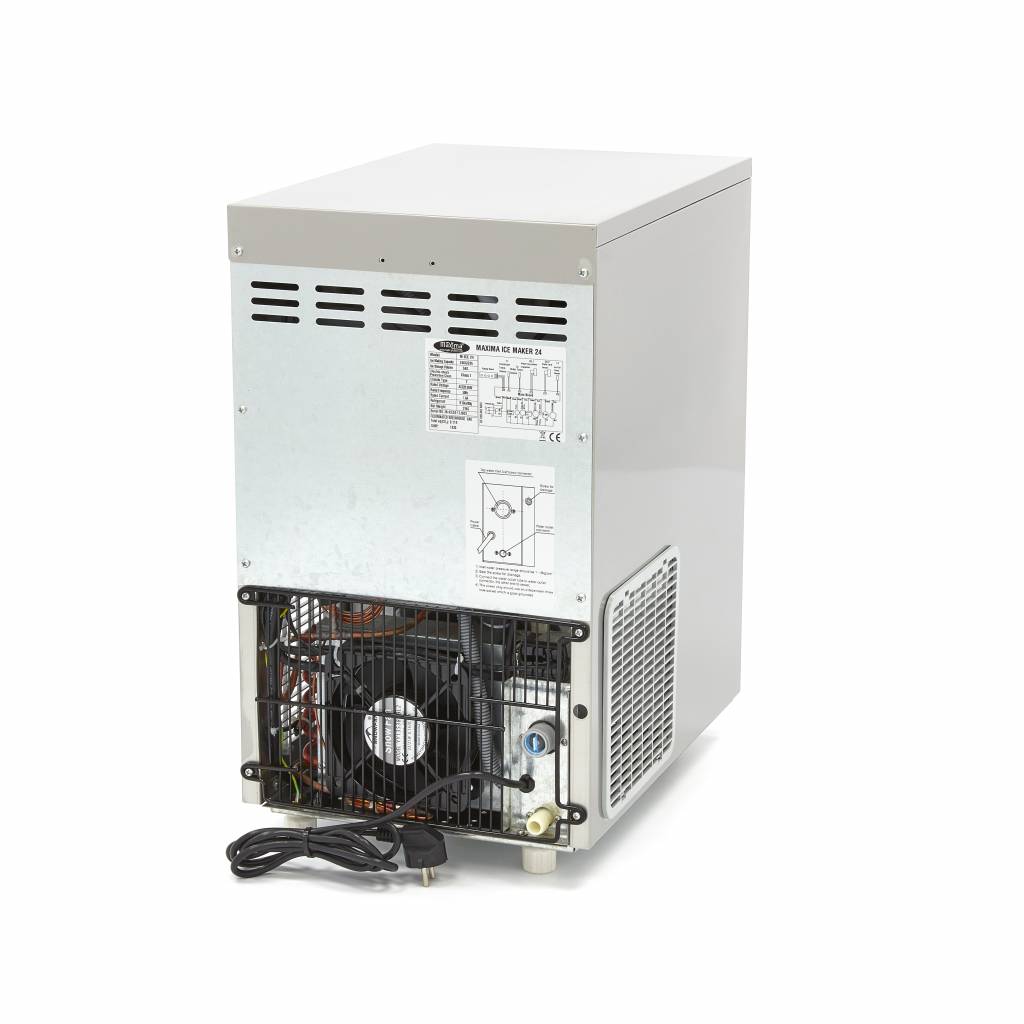 Ice Machine - 24kg/day - Bullet Cubes - Air Cooled