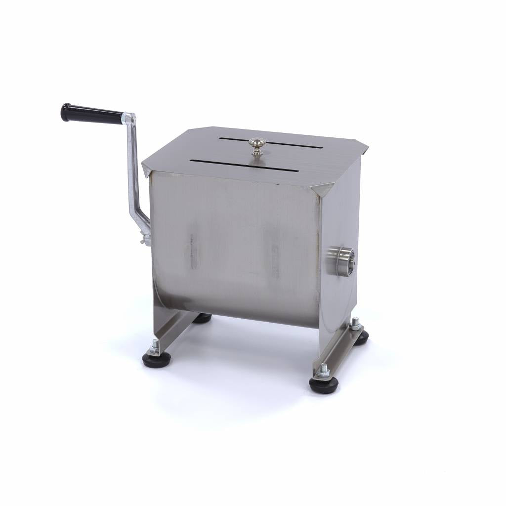 Meat Mixer - 10L - 7,5kg Meat - Single Axle - Manual