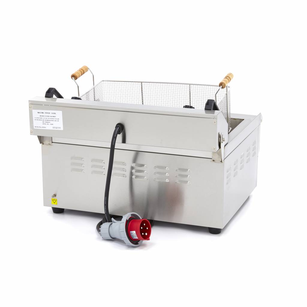 Deep Fryer - 30L - 1 Basket - with Drain Tap